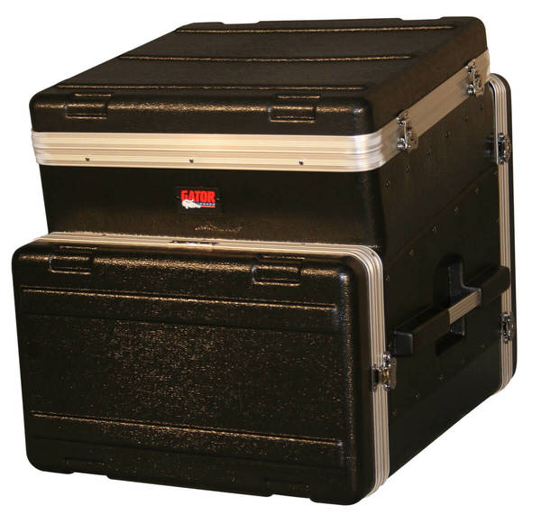 GRC-10X6 ATA MOLDED PE SLANT TOP CONSOLE RACK; 10U TOP; 6U BOTTOM