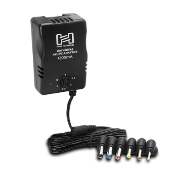 ACD-477 UNIVERSAL POWER ADAPTER, SELECTABLE UP TO 12 VDC 1200 MA