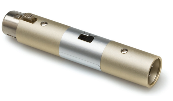 ATT-448 INPUT ATTENUATOR, XLR3F TO XLR3M, SELECTABLE -20 DB, -30 DB, OR -40 DB