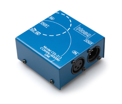 CDL-313 BI-DIRECTIONAL COAXIAL  S/PDIF COAX TO XLR AES/EBU DATA LINK, DIGITAL AUDIO INTERFACE
