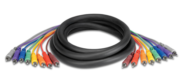 CRA-802 UNBALANCED SNAKE, RCA TO RCA, 2 M