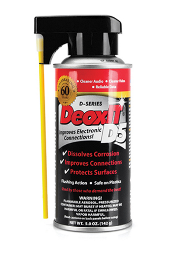 D5S-6 CAIG DEOXIT CONTACT CLEANER, 5% SPRAY, 5 OZ