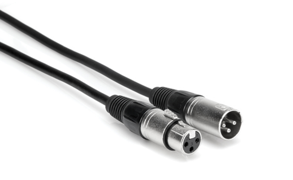 DMX-325 DMX512 CABLE, XLR3M TO XLR3F, 25 FT