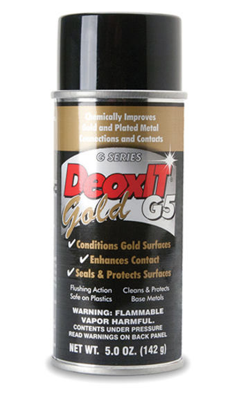 G5S-6(HOS) CAIG DEOXIT GOLD CONTACT ENHANCER, 5% SPRAY, 5 OZ