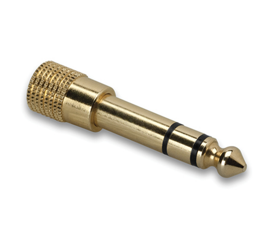 GHP-105 HEADPHONE ADAPTER, 3.5 MM TRS TO 1/4 IN TRS