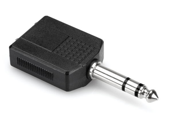 GPP-359 ADAPTOR, DUAL 1/4 IN TRS TO 1/4 IN TRS