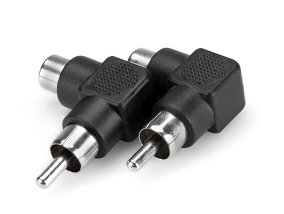 GRA-259 RIGHT-ANGLE ADAPTORS, RCA TO SAME, 2 PC