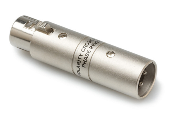 GXX-195 PHASE REVERSER (AUDIO ADAPTOR REVERSES PIN 2 & PIN 3 POLARITY), XLR3F TO XLR3M