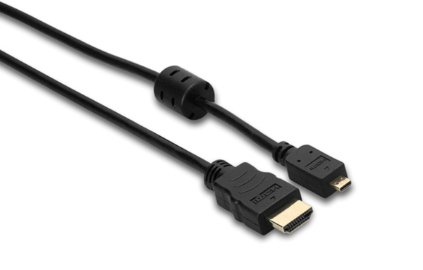 HDMM-406 HIGH SPEED HDMI CABLE WITH ETHERNET, HDMI TO HDMI MICRO, 6 FT