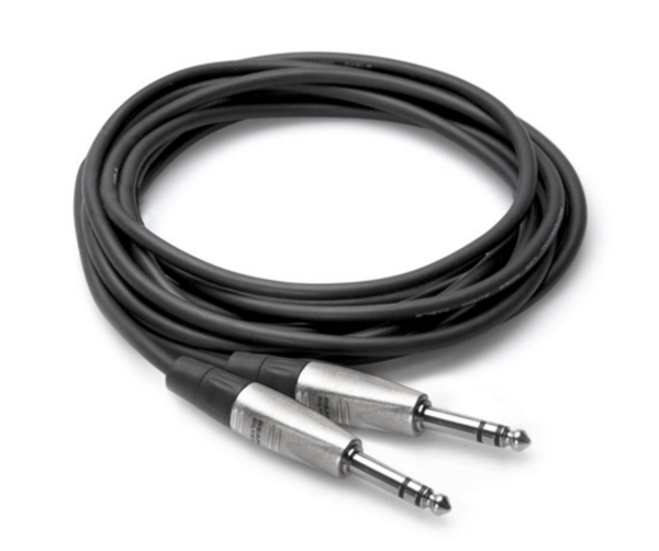 HSS-005 PRO BALANCED INTERCONNECT CABLE, REAN 1/4 IN TRS TO SAME (1/4" TRS) , 5 FT