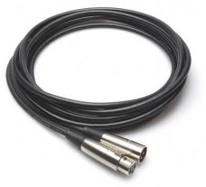 MCL-1100 MICROPHONE CABLE, HOSA XLR3F TO XLR3M, 100 FT