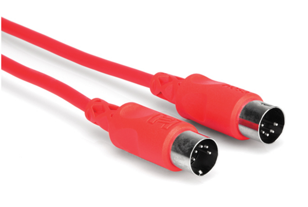 MID-310RD MIDI CABLE, 5-PIN DIN TO SAME, 10 FT