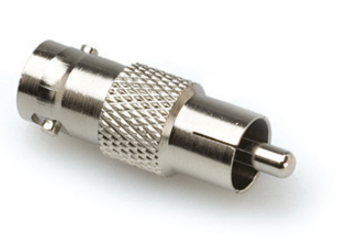 NBR-271 75-OHM ADAPTOR, BNC TO RCA