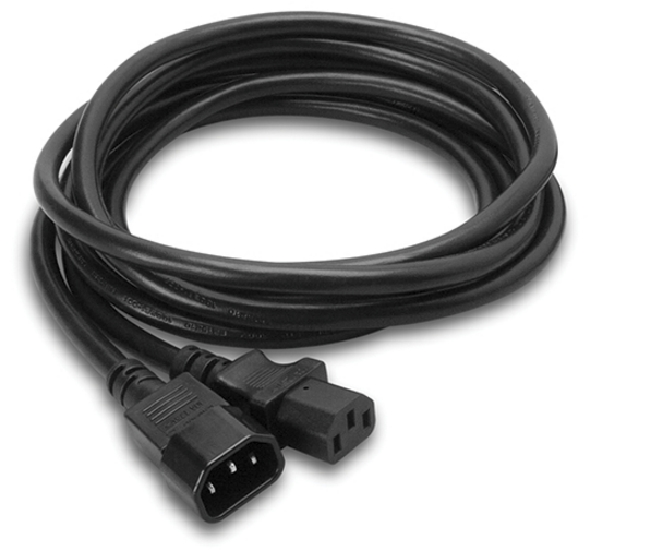 PWL-403 POWER EXTENSION CORD, IEC C14 TO IEC C13, 3 FT