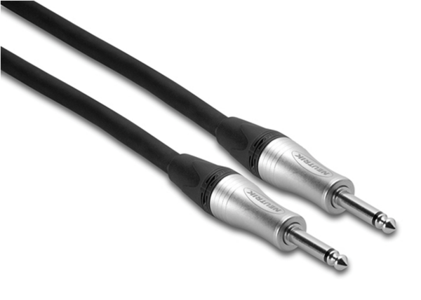 SKJ-215 EDGE SPEAKER CABLE, NEUTRIK 1/4 IN TS TO SAME, 15 FT