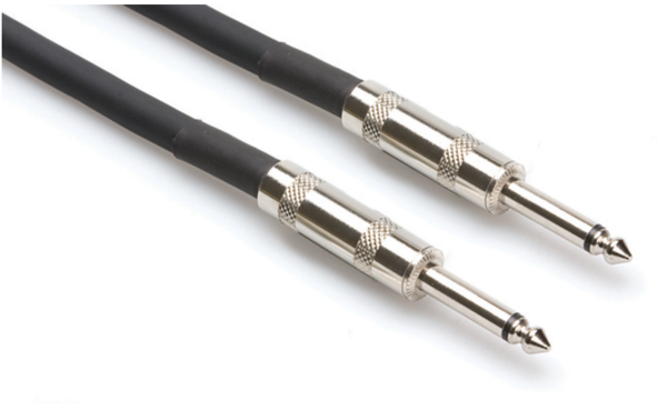 SKJ-625 SPEAKER CABLE, HOSA 1/4 IN TS TO SAME, 25 FT / CONDUCTORS: 16 AWG X 2 OFC