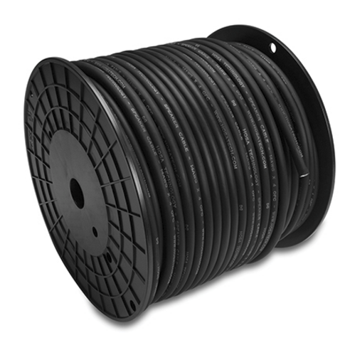 SKO-400 SPEAKER CABLE, BLACK PVC JACKET, 14 AWG X 4 OFC, DURABLE & FLEXIBLE; (SOLD IN 300 FT REELS)