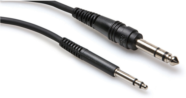 TTQ-105 BALANCED INTERCONNECT, TT TRS TO 1/4 IN TRS, 5 FT