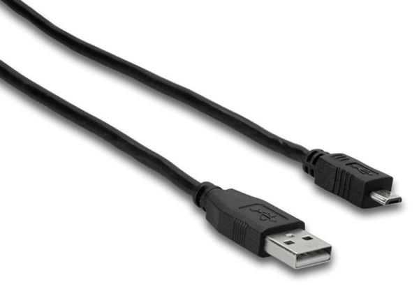 USB-206AC HIGH SPEED USB CABLE, TYPE A TO MICRO-B, 6 FT