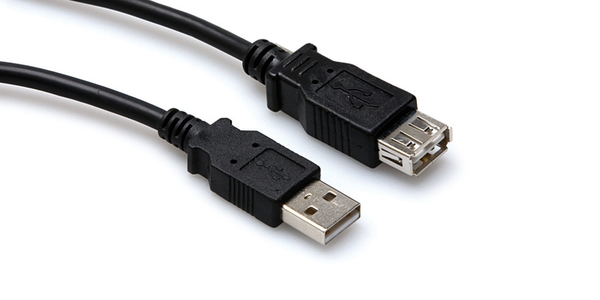 USB-210AF HIGH SPEED USB EXTENSION CABLE, TYPE A TO TYPE A, 10 FT