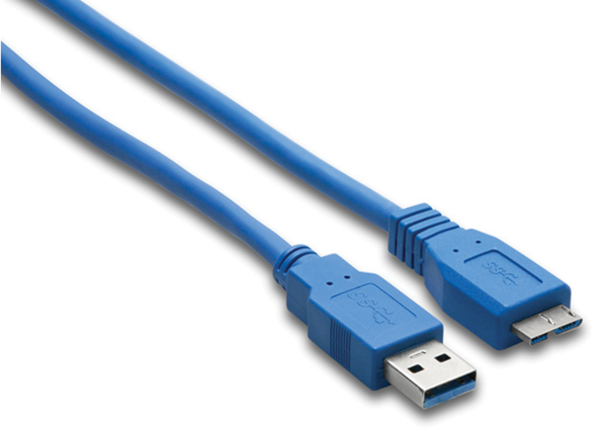 USB-306AC SUPERSPEED USB 3.0 CABLE, TYPE A TO MICRO-B, 6 FT