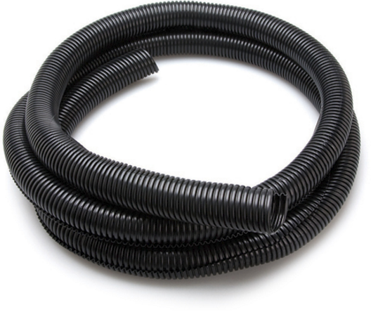 WHD-410 SPLIT-LOOM CABLE ORGANIZER, BLACK PLASTIC, 1 IN X 10 FT