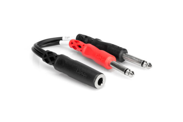 YPP-136 STEREO BREAKOUT, 1/4 IN TRSF TO DUAL 1/4 IN TS