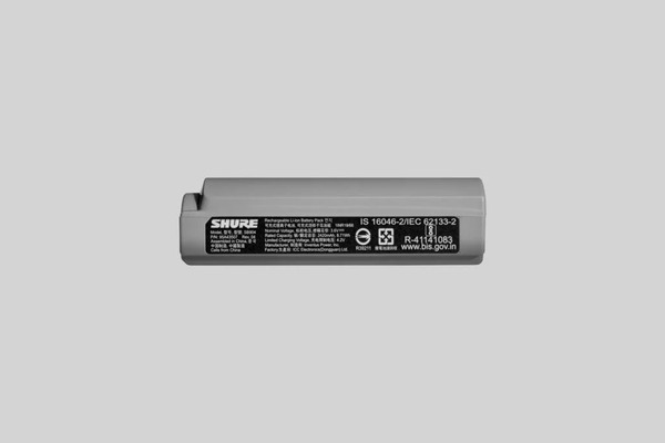 SB904 SHURE LITHIUM-ION RECHARGEABLE BATTERY FOR MXW TRANSMITTERS