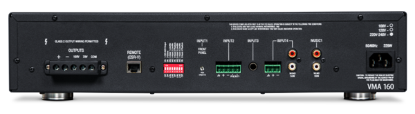 VMA1240 5 INPUT CHANNEL X (1) 240W OUTPUT CHANNEL MIXER/AMPLIFIER, 70V/100V OR 4O/8OHM