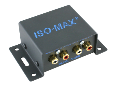 CI-2RR Line input isolator, stereo, unbalanced with RCA jacks