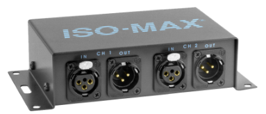 MS-2XX MIC ISOLATOR, 2-CHAN BALANCED, 200OHM WITH XLR-F IN, XLR-M OUT