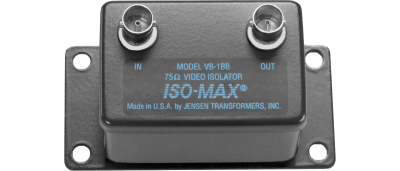 VB-1BB COMPOSITE VIDEO ISOLATOR, 75OHM SINGLE CHANNEL WITH BNCS