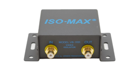 VB-1RR COMPOSITE VIDEO ISOLATOR, 75OHM SINGLE CHANNEL WITH RCAS