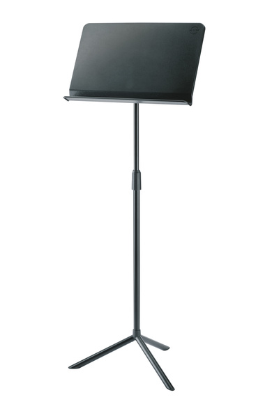 11925.000.55 ORCHESTRA MUSIC STAND, 29.528 TO 50.394" SUPPORT HEIGHT, SOLID POLYCARBONATE, END RUBBER CAPS
