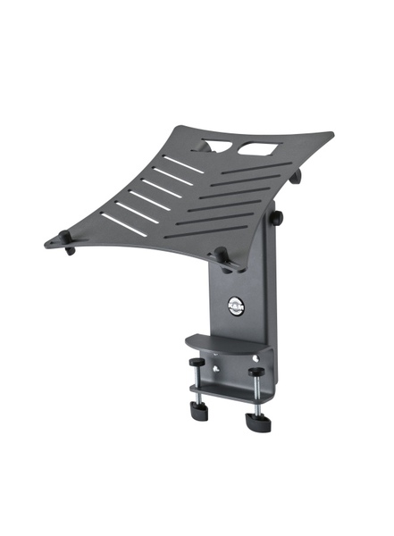 12196.000.55 LAPTOP STAND W/ TABLE CLAMP, 4.724" X 2.559" CLAMP, 11.929 X 11.181" SHELF, TILT-ADJUSTABLE