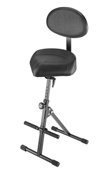 14050.000.55 STOOL WITJ BACKREST, HEIGHT ADJUSTMENT OF 25.59-36.614", HEIGHT-ADJUSTABLE FOOTREST