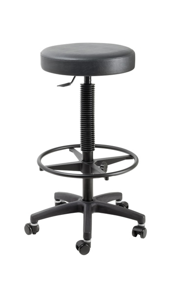14089.000.55 SEAT DIAMETER: 15.748", HEIGHT: 23.425 TO 33.464", BASE DIAMETER: 21.259", IMITATION LEATHER