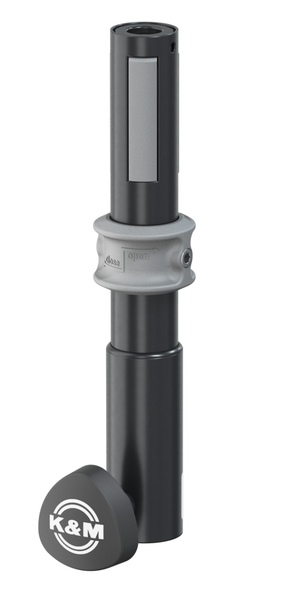 21444.000.55 EXTENSION FOR COMMON SPEAKER STANDS, TUBE DIAMETER 1.377", QUICK RELEASE FASTENER, EXPANDING SPLINTS