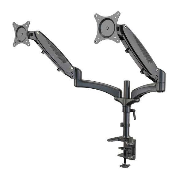 23875.000.55 DUAL MONITOR MOUNT, SUPPORTS MONITORS UP TO 32", ALUMINUM CONSTRUCTION, UP TO 17.261 LBS EACH