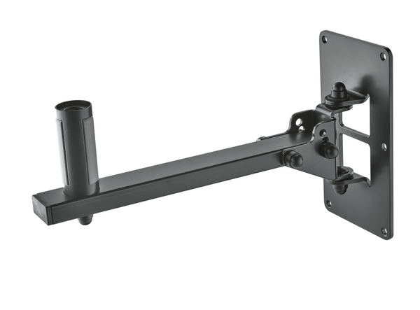 24169.000.55 SPEAKER WALL MOUNT, SUPPORTS SPEAKERS WITH FLANGE SOCKET UP TO 25 KG, SWIVEL RANGE: 120 DEGREES