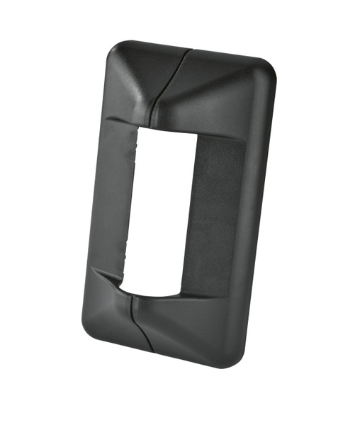 24463.000.55 COVER FOR SPEAKER WALL MOUNT,MOUNTS WITH MOUNTING PLATE OF 6.299" X 3.543", CONCEALS FASTENING PARTS