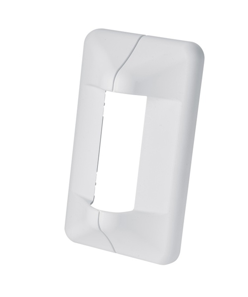 24463.000.57 COVER FOR SPEAKER WALL MOUNT, WHITE, COMPATIBLE WITH MOUNTS W/ 6.299 X 3.543" PLATES