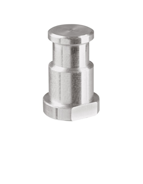 24517.300.00 MINI TV PIN, Ø 16 MM, ALUMINUM, 3/8" FEMALE THREAD