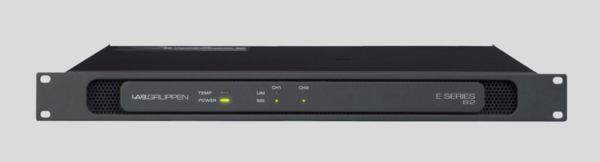 E 8:2_US1 E8:2 US, 800 W AMPLIFIER WITH 2 FLEXIBLE OUTPUT CHANNELS FOR INSTALLATION APPLICATIONS / 1RU