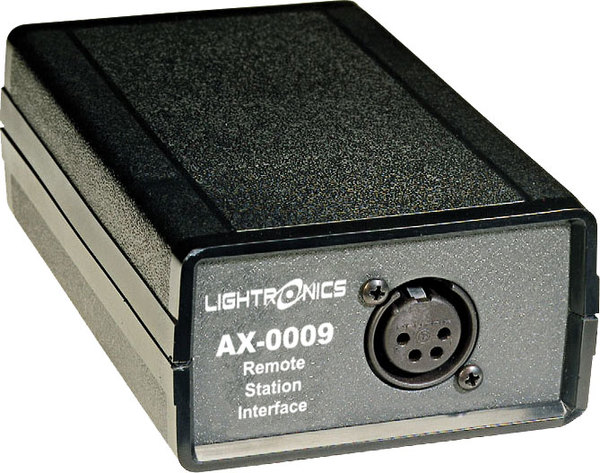 AX0009 REMOTE INTERFACE, 8 SCENES, BLACKOUT, CONTACT CLOSURE INPUT, RS-485, STAND ALONE BOX, LOW VOLTAGE