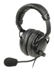 LA-454 HEADSET 4 (OVER EARS DUAL W/BOOM MIC)