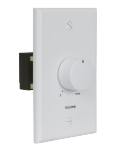 10015LVC-SW VOLUME CONTROL 100W, 1.5DB-STEP, 1-GANG STANDARD PLASTIC, WHITE