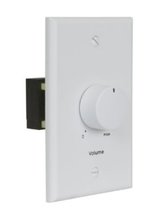 100LVC-SW ATTENUATOR-100W, 70V/25V, 1-GANG STANDARD PLASTIC, WHITE