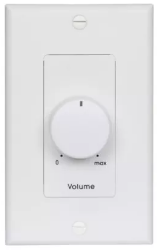 50LVC-DW ATTENUATOR-50W, 70V/25V, 1-GANG DECORATOR, WHITE