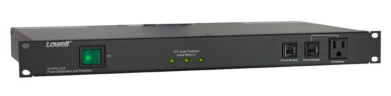 ACSPR-2009 POWER PANEL-20A, 5-SWITCHED 4-UNSWITCHED OUTLETS, 1U, SURGE, CORD